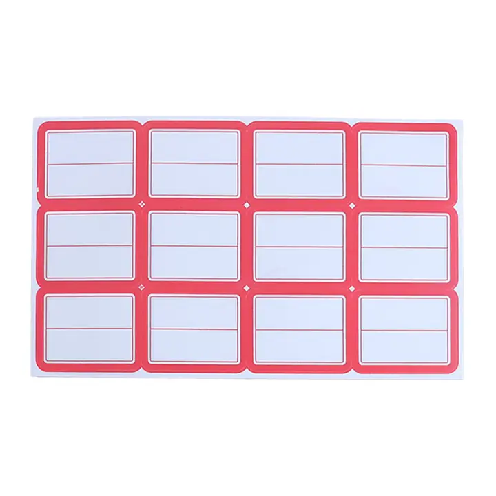 Writable Label Stickers 50 Sheets