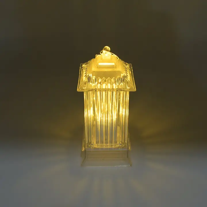 Lantern Shape LED Light Decorative LED Flickering Crystal Candle Light For Holiday Party Crylic
