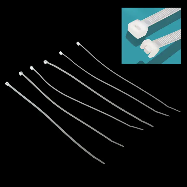 8inch Nylon Self Locking Cable Ties Heavy Duty Strong Zip Wire Tie. Pack Of 100