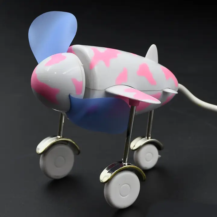 Plane Shape USB Plane Unique Design Fan Energy Saving Fan For Laptop Computer Desktop Fan