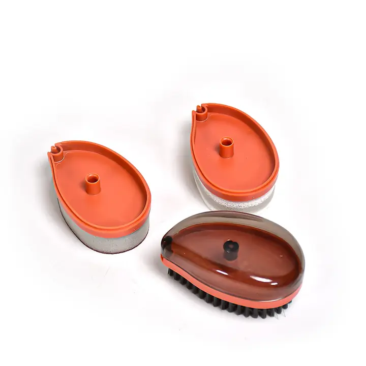 Plastic Wet And Dry Brush For Home (Multicolor 3 Units)