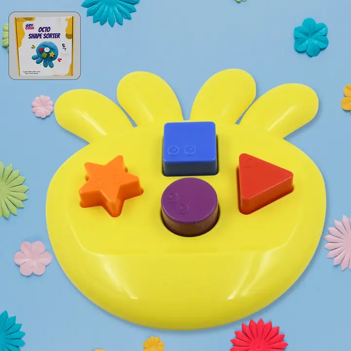 Octoshape Sorter Toy Game That Make Your Kids Brain Sharp Increase Grasping And Sorting Power (1 Pc)