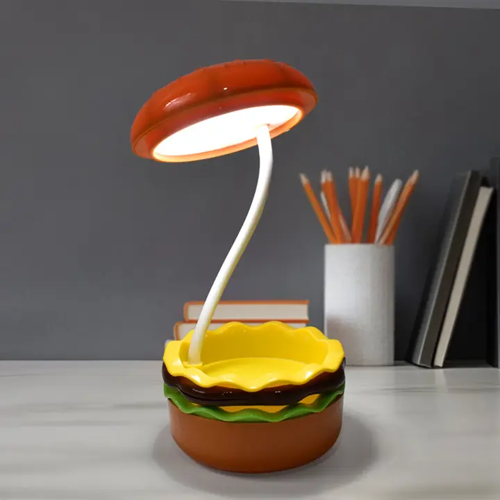 Burger Delight Folding LED Night Lamp (1 Pc)