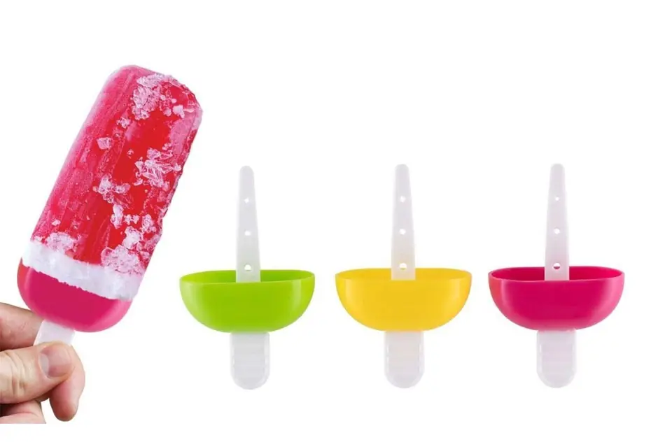 6 Pcs Multicolor Polypropylene Ice Mold Kulfi Makerstickcreamcandy Color Assorted