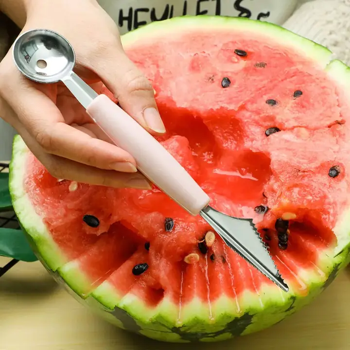 Multifunctional Stainless Steel Fruit Vegetable Pattern Carving Knife Peeler Corer Spherical Dig