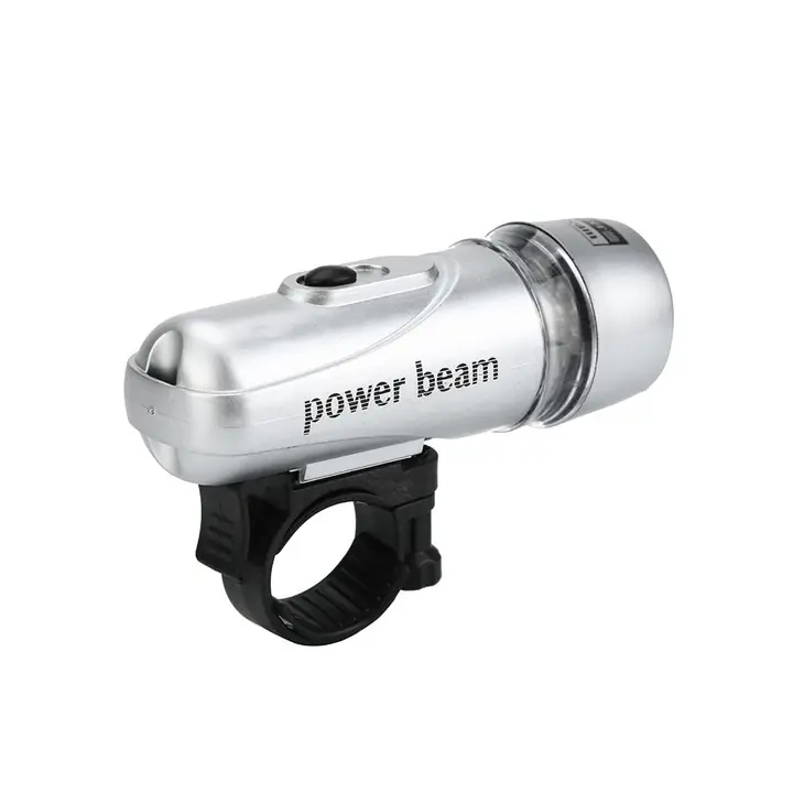 Power Beam LED Bicycle Headlight - (1 Pc)