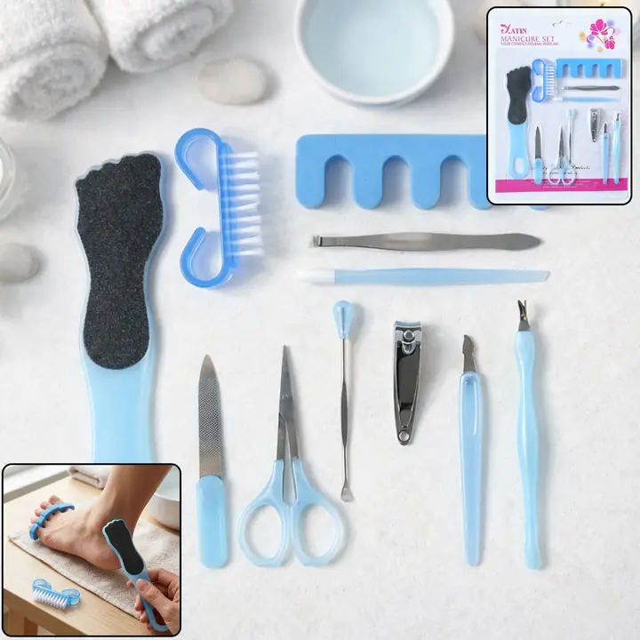 In 1 Manicure Pedicure Grooming Kit Nail Care Set (1 Set)