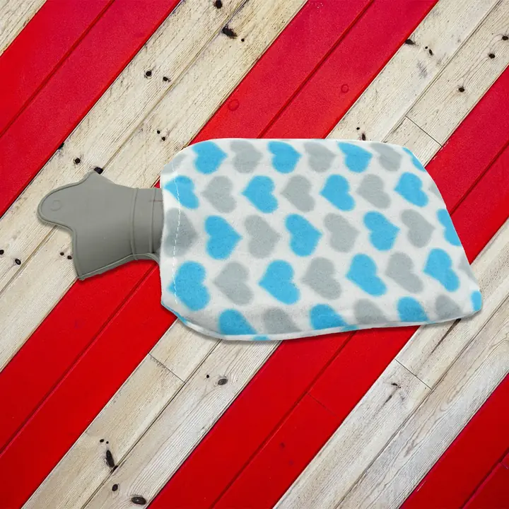 Hot Water Bag With Cover For Pain Relief Neck Shoulder Pain And Hand Feet Warmer Menstrual Cramps (1 Pc)